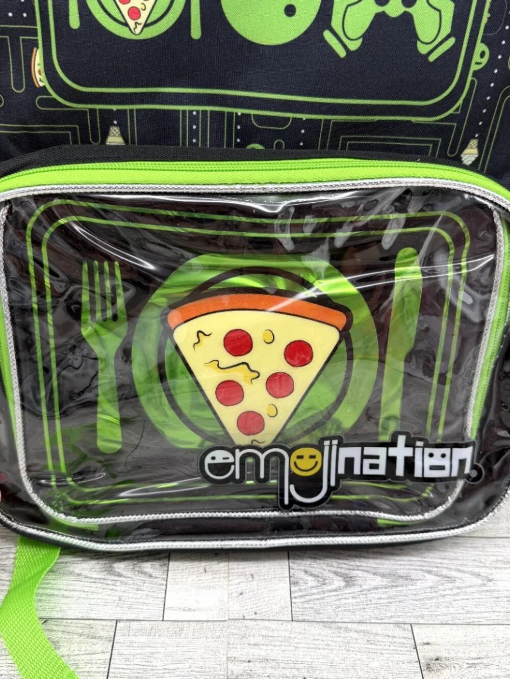 NWT Emojination School Backpack/Lunch Bag Set